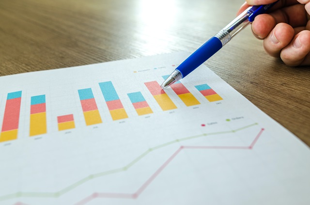 Paper showing graphs